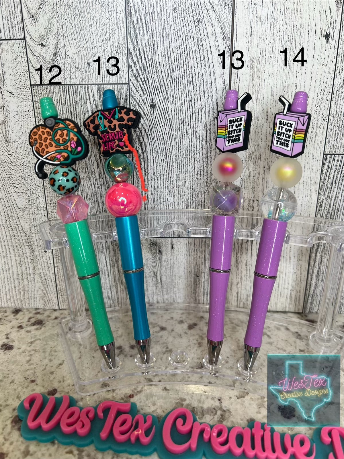 BEADED PENS