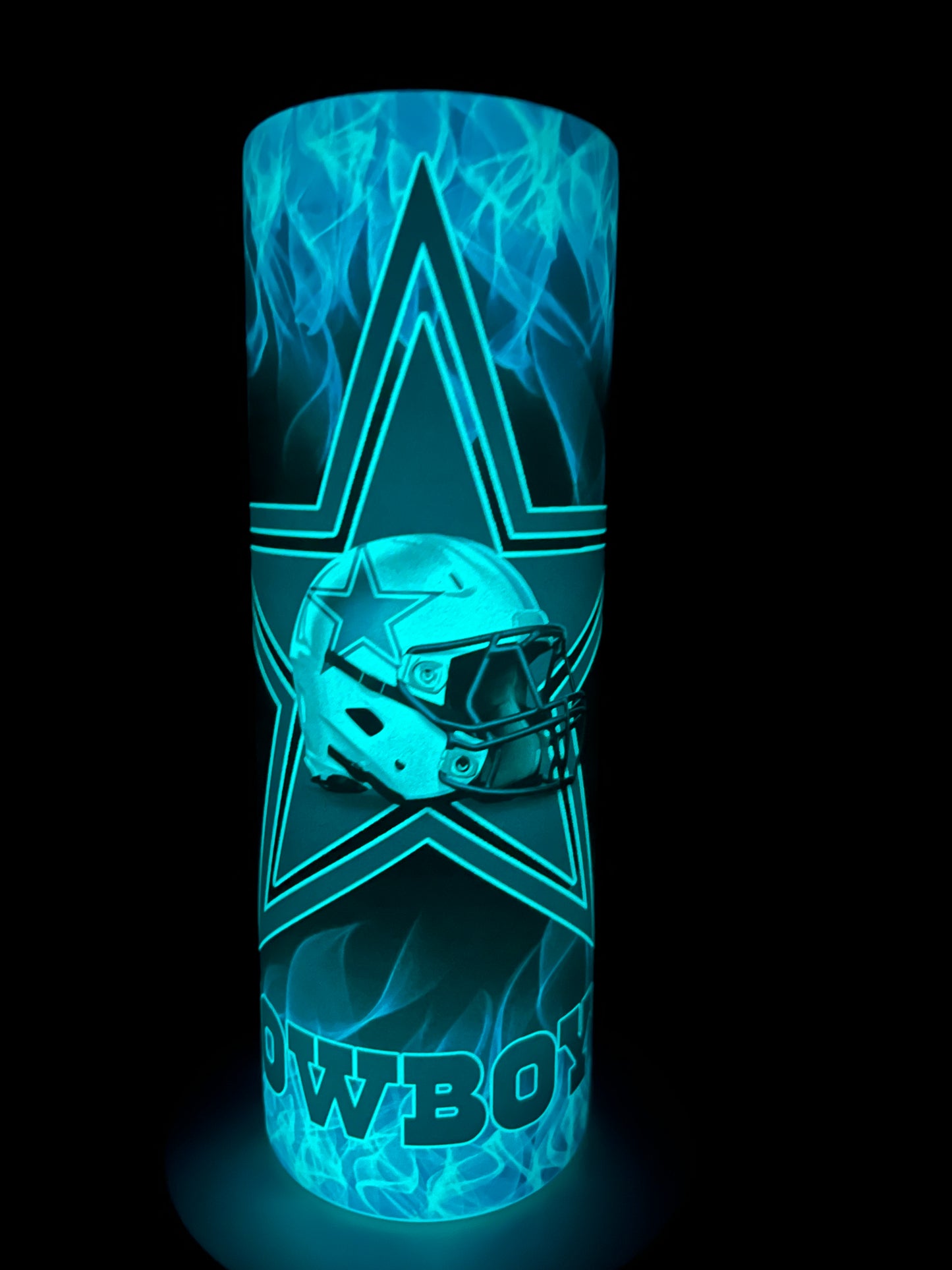 COWBOY BLUE GLOW - 20OZ STAINLESS STEEL TUMBLER