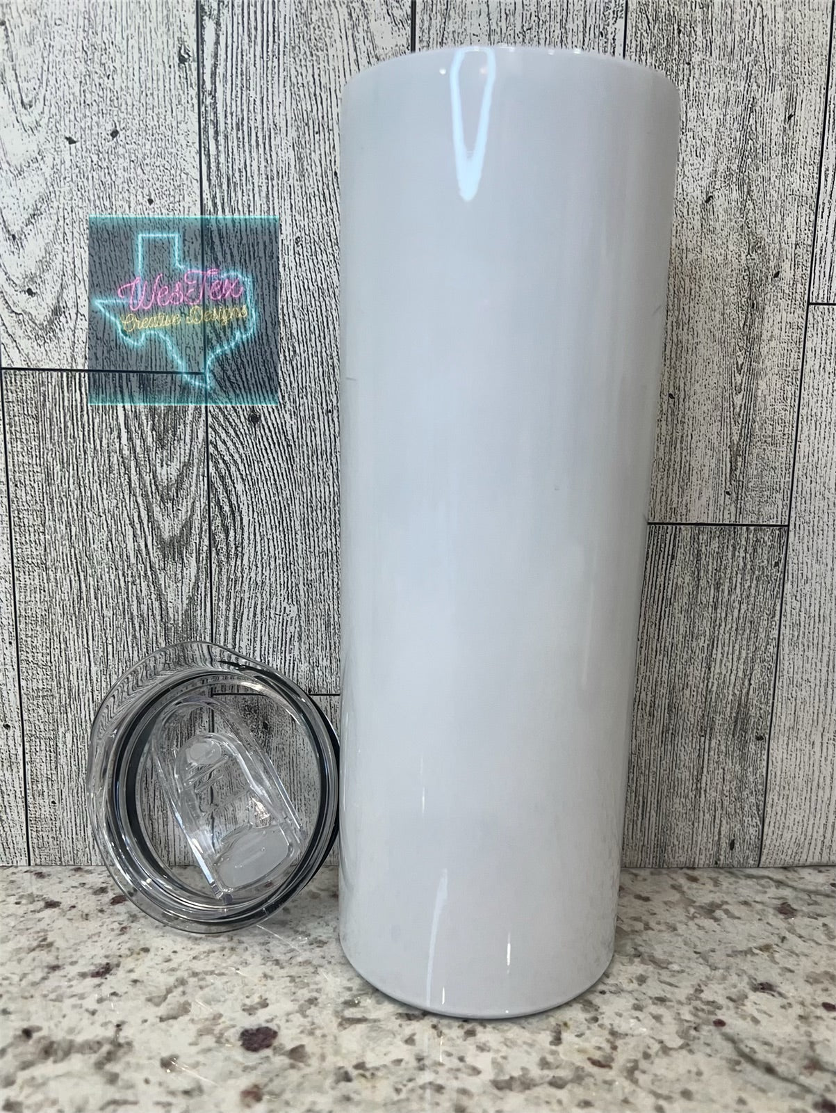 CUSTOM SUBLIMATION - 20OZ STAINLESS STEEL TUMBLER