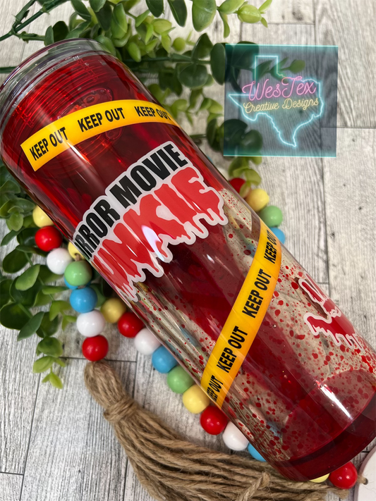 CUSTOM BLOOD DRIP - 180Z ACRYLIC TUMBLER