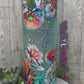 FLORAL MINT - 20 OZ GLITTER GLASS CAN