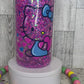 HK HEARTS - 16 OZ GLITTER GLASS CAN