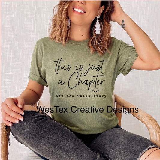 THIS IS JUST A CHAPTER- SHORT SLEEVE - HEATHER OLIVE