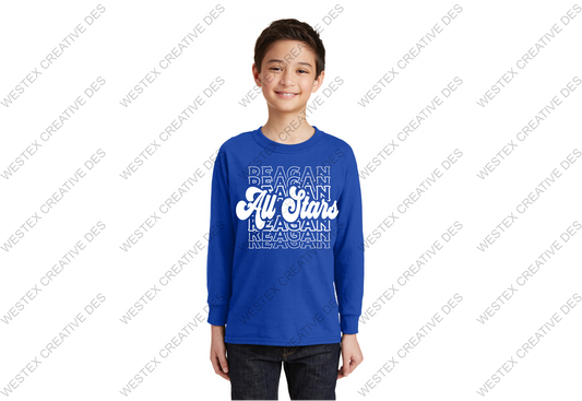 YOUTH - REAGAN ALL STARS - LONG SLEEVE - ROYAL BLUE