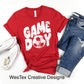 GAME DAY SOCCER- SHORT SLEEVE - BLACK OR RED